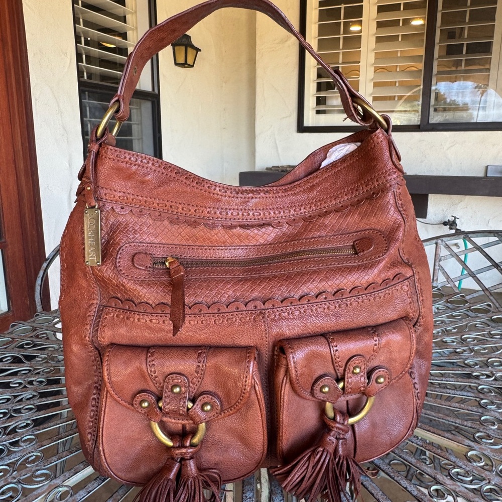 Lockheart Large Leather Hobo Bag